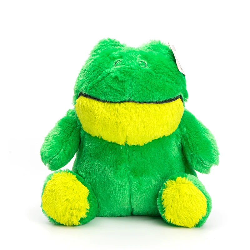 Cheap But Quality Stuffed Frog Toy Skin-friendly Material Fine Workmanship Delightful Plush Frog Doll