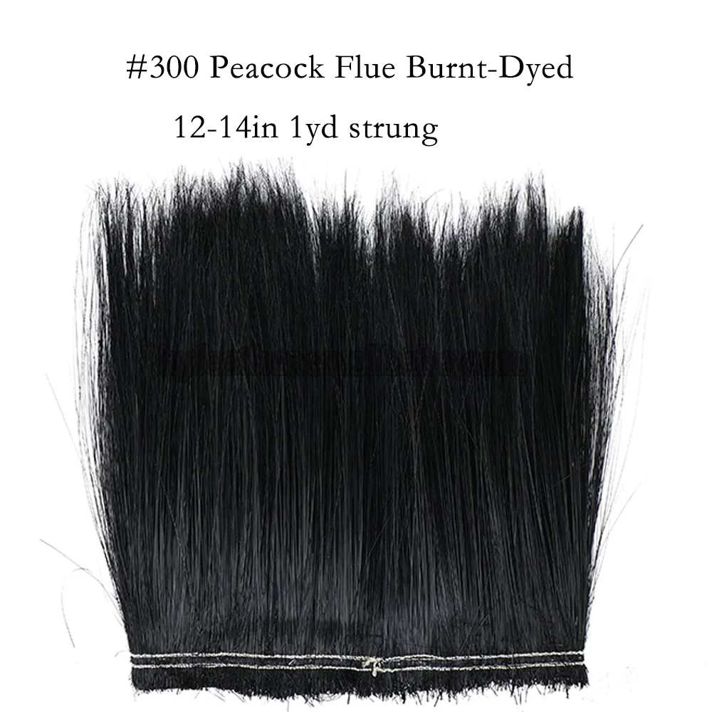 #300 Peacock Herl Strung Nat.1yd 14-16in 12-14in 10-12in 8-10in 6-8in 4-6in  for Carnival Costumes in Event & Party Supplies