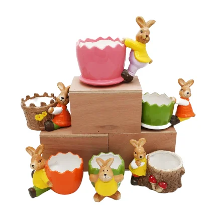 Custom design cute cheap ceramic pots for plants home decor pots for plants