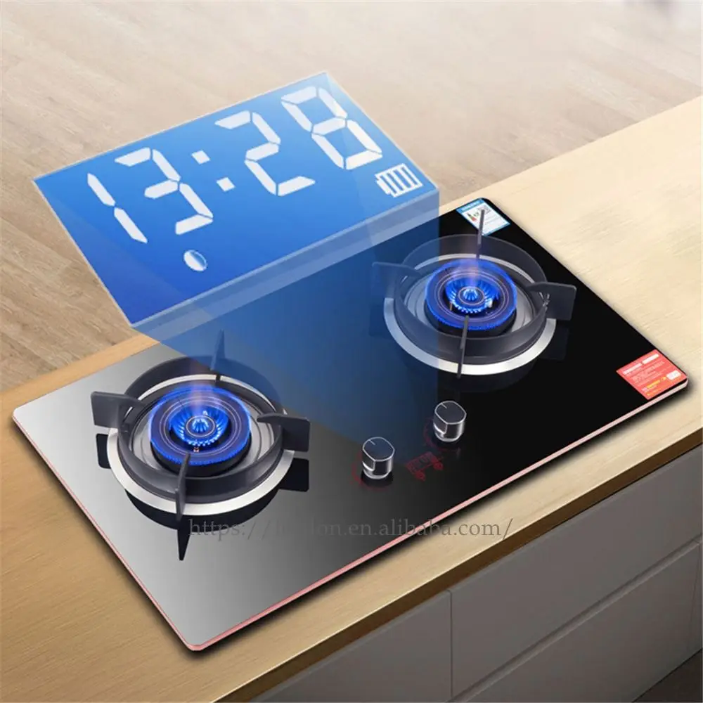 Home intelligent timing gas stove liquefied gas stove High-power flameout protection