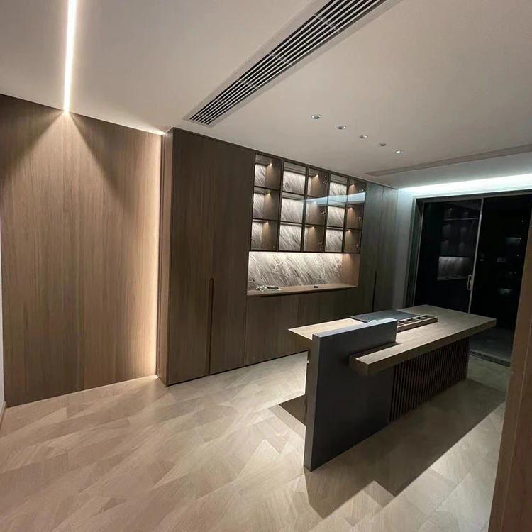 Modern Luxury High Quality Durable Custom Furniture Display Cabinet For Living Room