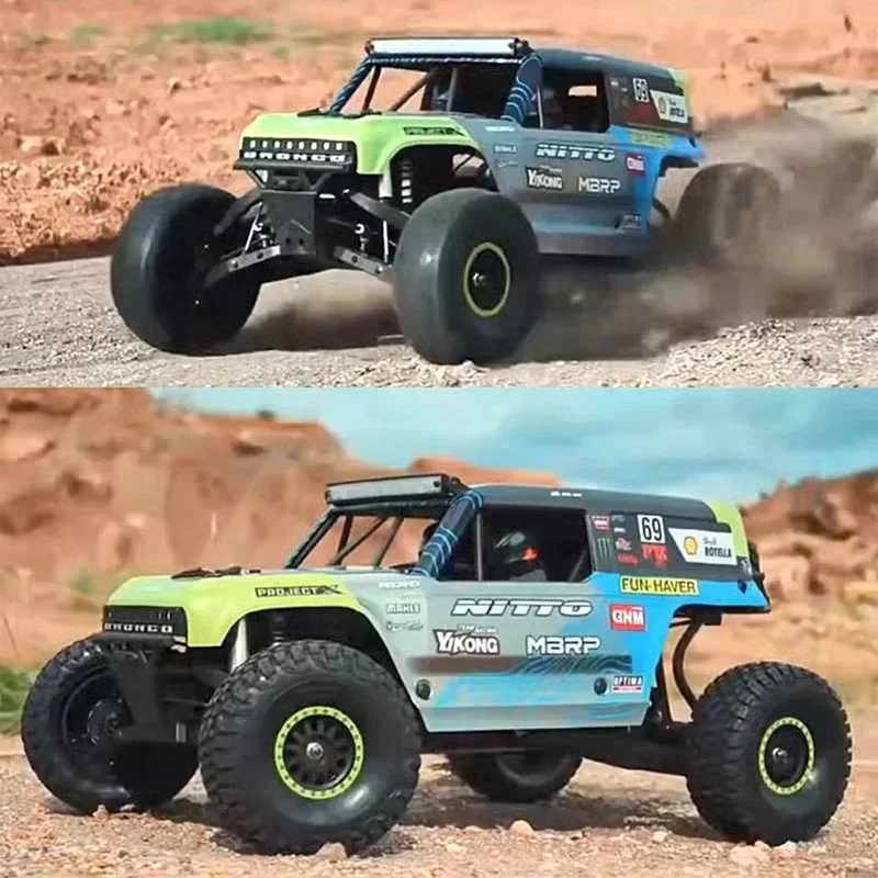 Бесконечный грузовик YIKONG YK4073 TB7 4WD RC Baja 1/7 масштаб 4x4 с бесщеточным двигателем 150A ESC и высокопроизводительный металлический сервопривод