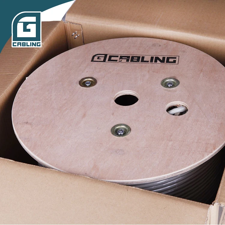 Gcabling Pure copper oxygen-free communication cable cat6 cable reel 100m cat6 cable manufacturers
