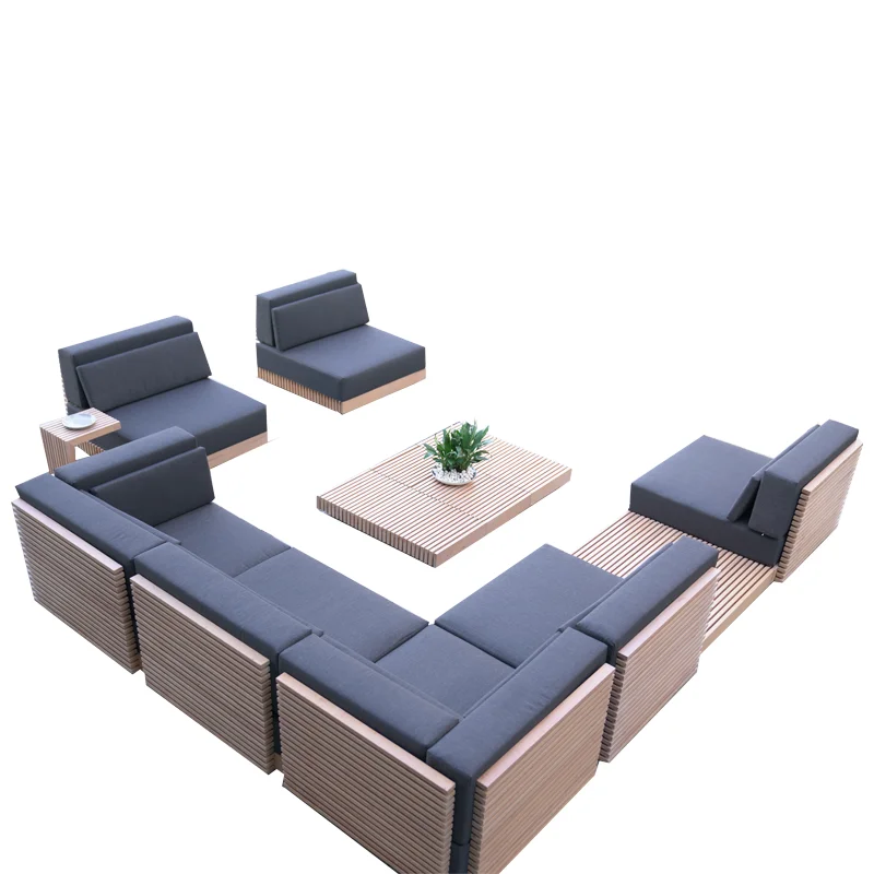 Fuera Traje Muebles De Patio Cantilever Terrace Out Gazebo Waterproof Sofa Outside Lounge Outdoor Setting Furniture Garden Sets