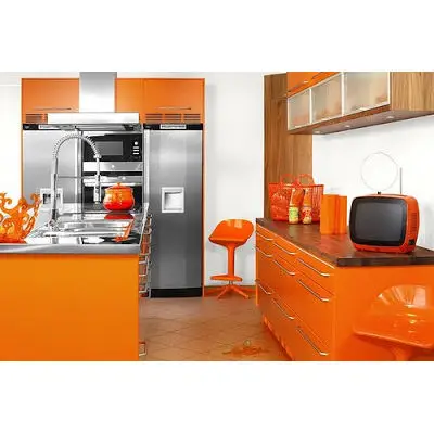 Modern Designs High End Affordable Custom Furniture Used Small Full White L Shaped Melamine Kitchen Cabinets From China