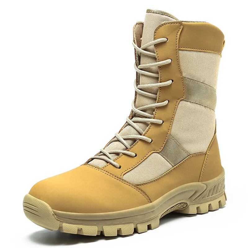 Durable Military Black Army Boots Swat Tactical Combat Boot Men Leather Police Army Military Boots