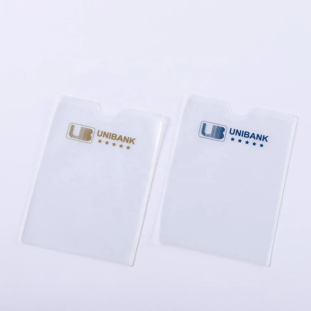 Promotional Transparent Clear PVC Card Holder