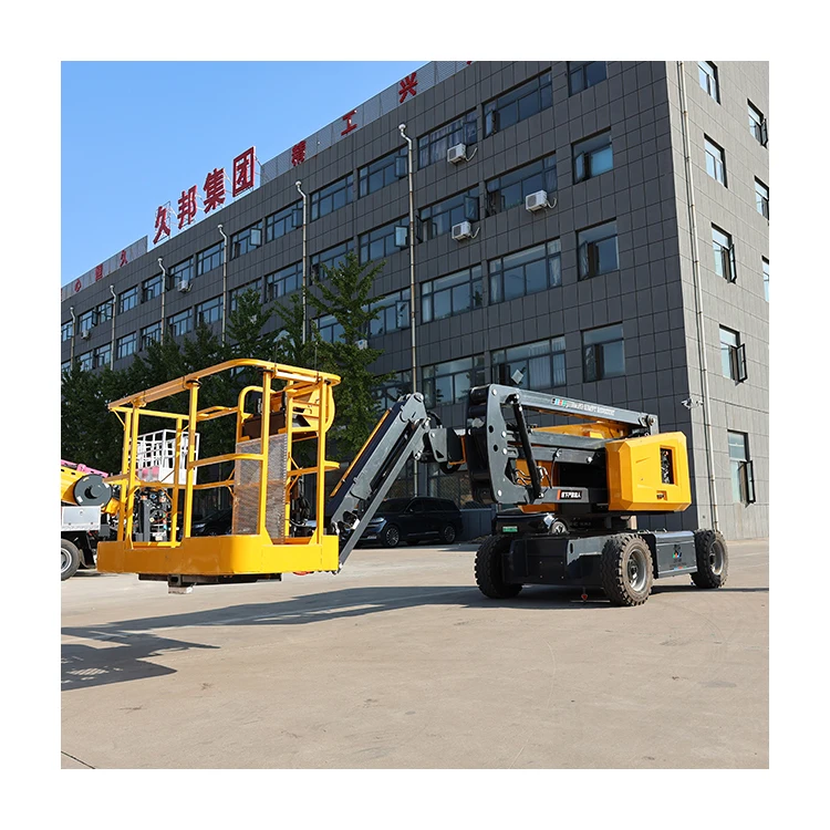 Factory Customized Electric Articulated Boom Lift Lift Height Of 16 Meters Curved Boom Aerial Work Platform