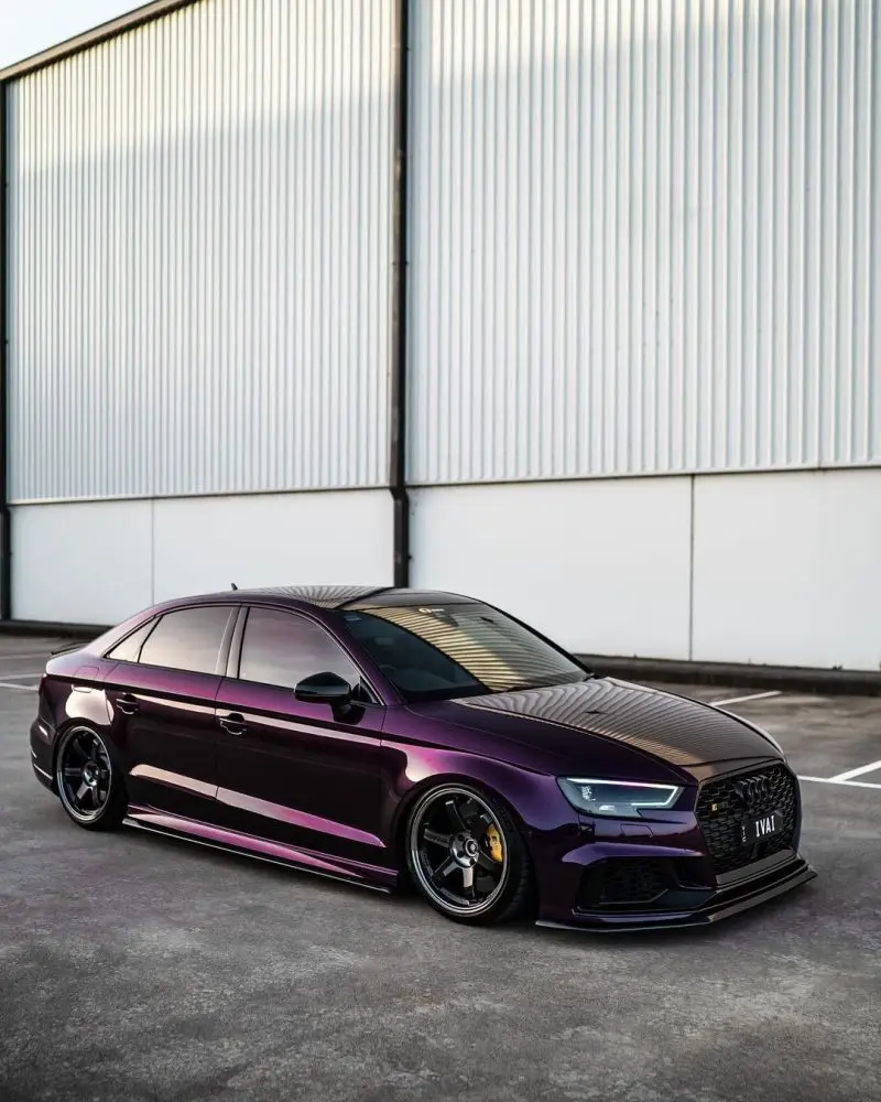 PET Release Liner Ultra Gloss Midnight Purple Car Wrap Vinyl Film for Car Decoration