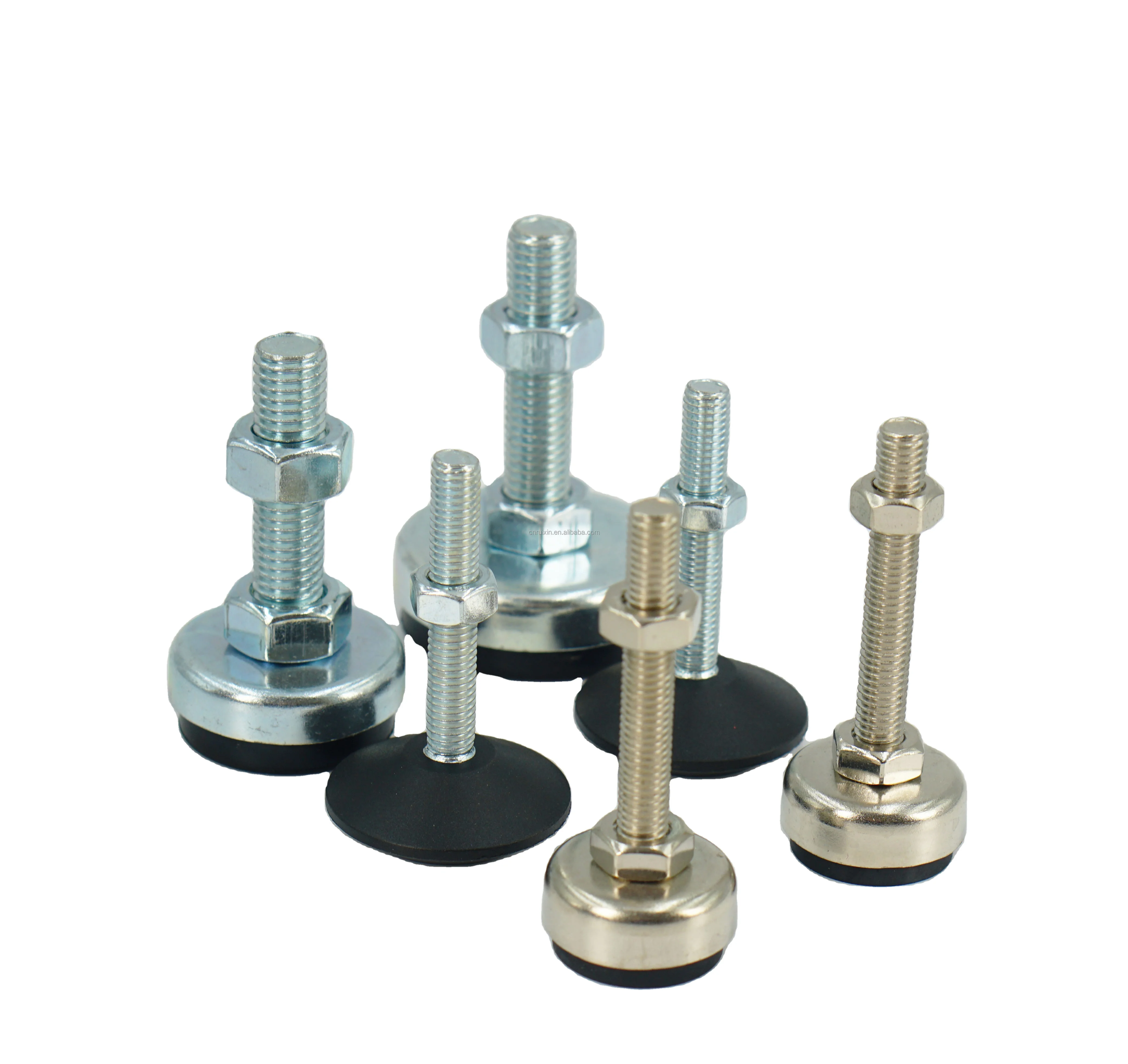 Ножки для выравнивания машины m12, Длина шпильки 100 мм, высокопрочные выравнивающие ножки с замочными гайками, 4 упаковки, выравнивающие ножки