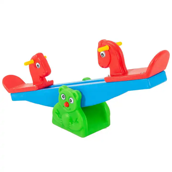 eco-friendly plastic seesaw for children playground kindergarten outdoor park