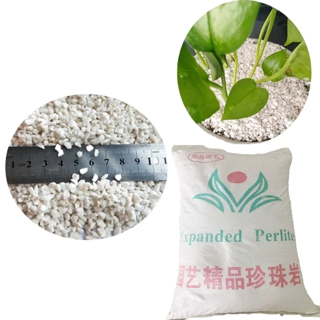 Хорошо пропускает воздух и удерживает воду 4-8 мм садоводческий Расширенный Перлит для выращивания в горшке изоляционный перлит