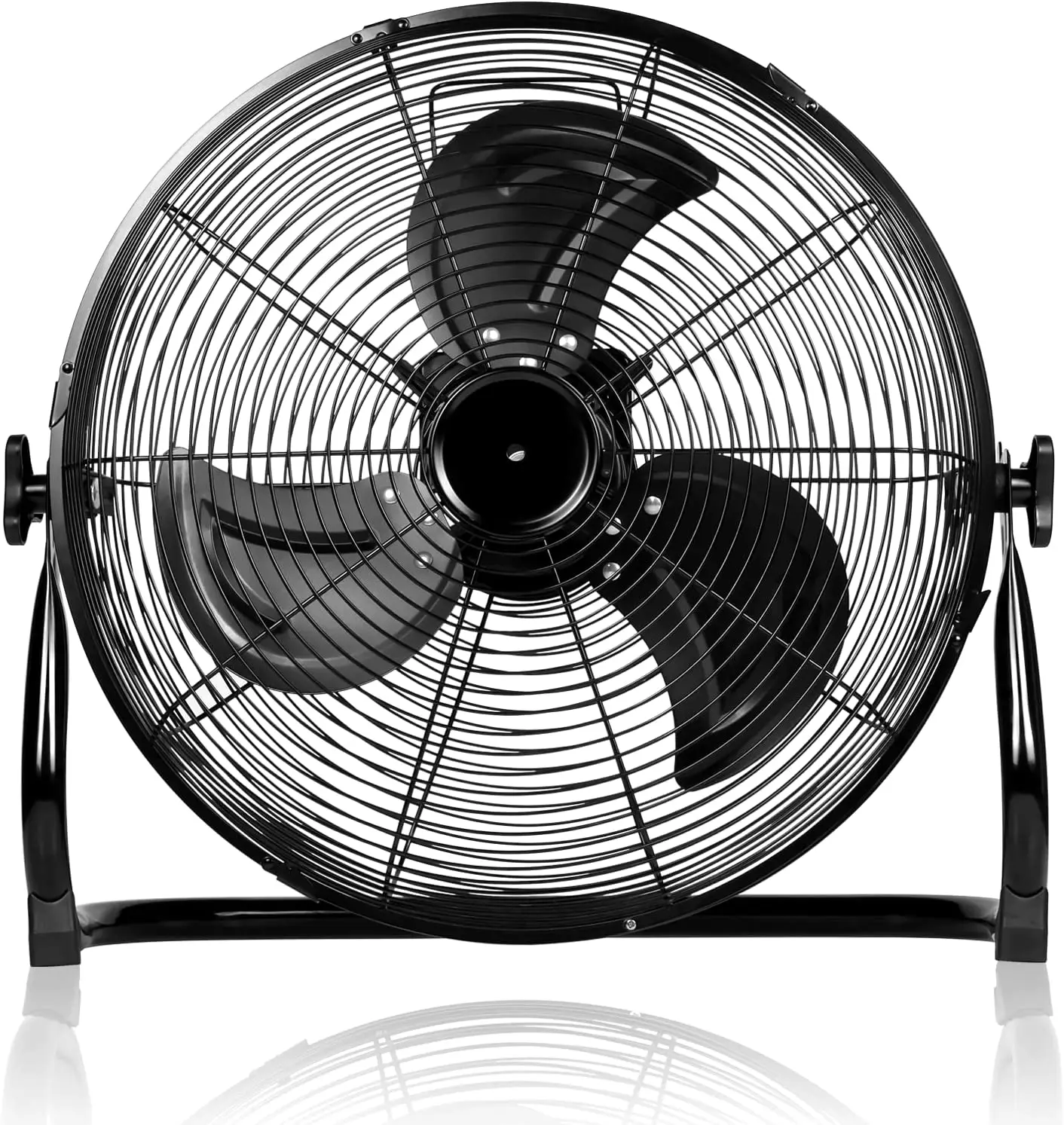 Outdoor Residential Commercial 16 Inch Metal Black Portable Stable air circulation Brushless DC Motor Rechargeable Floor Fans