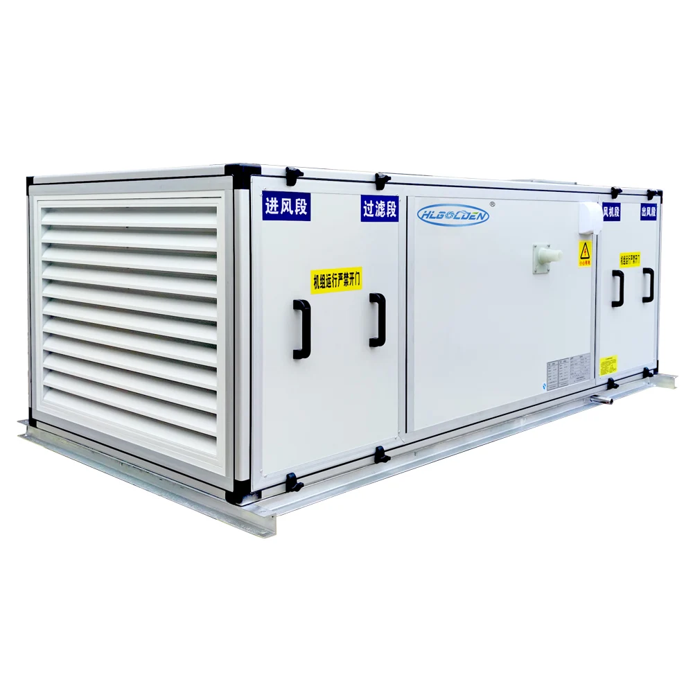 Industrial Customized HAVC Air Handling Unit Rooftop Air Conditioner Design Fresh Air Handling Unit