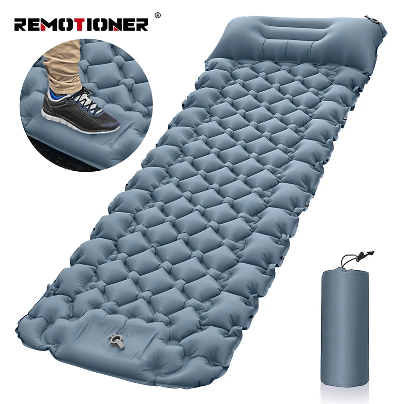 Outdoor Inflator Mattress Sleeping Pad Ultralight Inflatable Sleeping Mat for Camping Backpacking Hiking