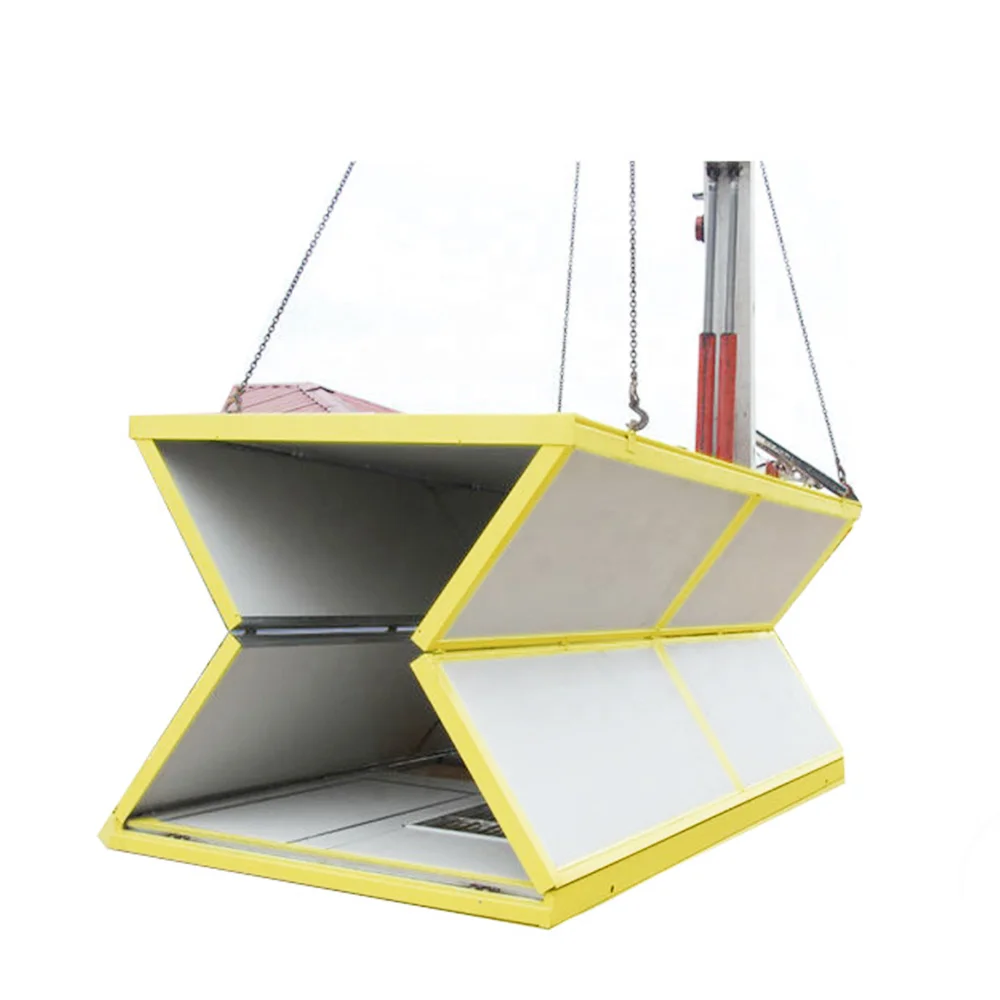 Easy to install prefabricated steel structure folding container houses for villas prefab house