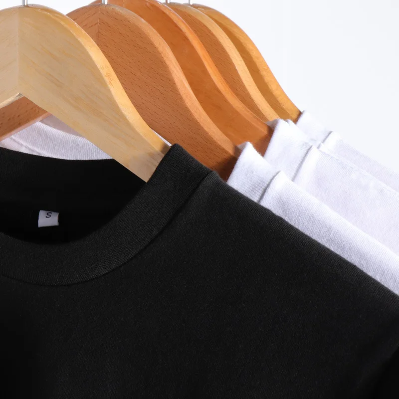 230Gsm 100%Cotton  Heavyweight Pure Color High Quality Long Sleeve Basic T-shirt Japanese style