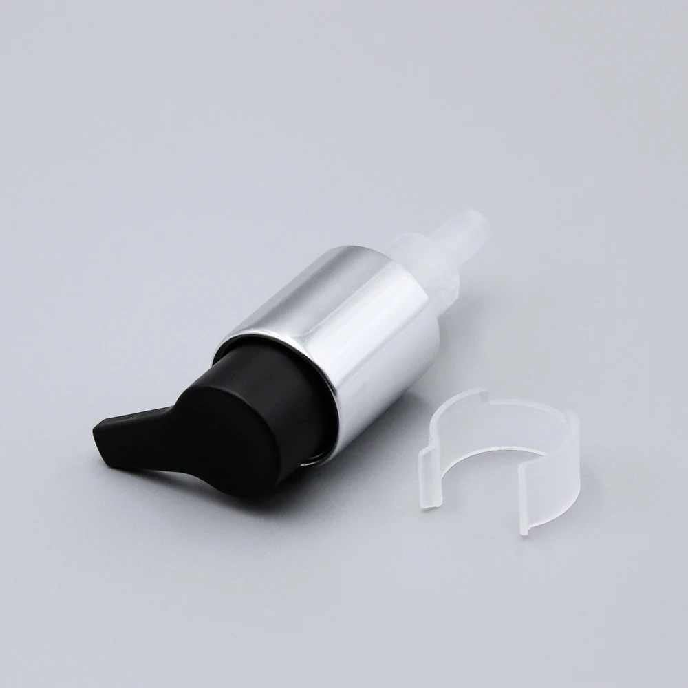 
aluminium closure outside spring lotion pump 