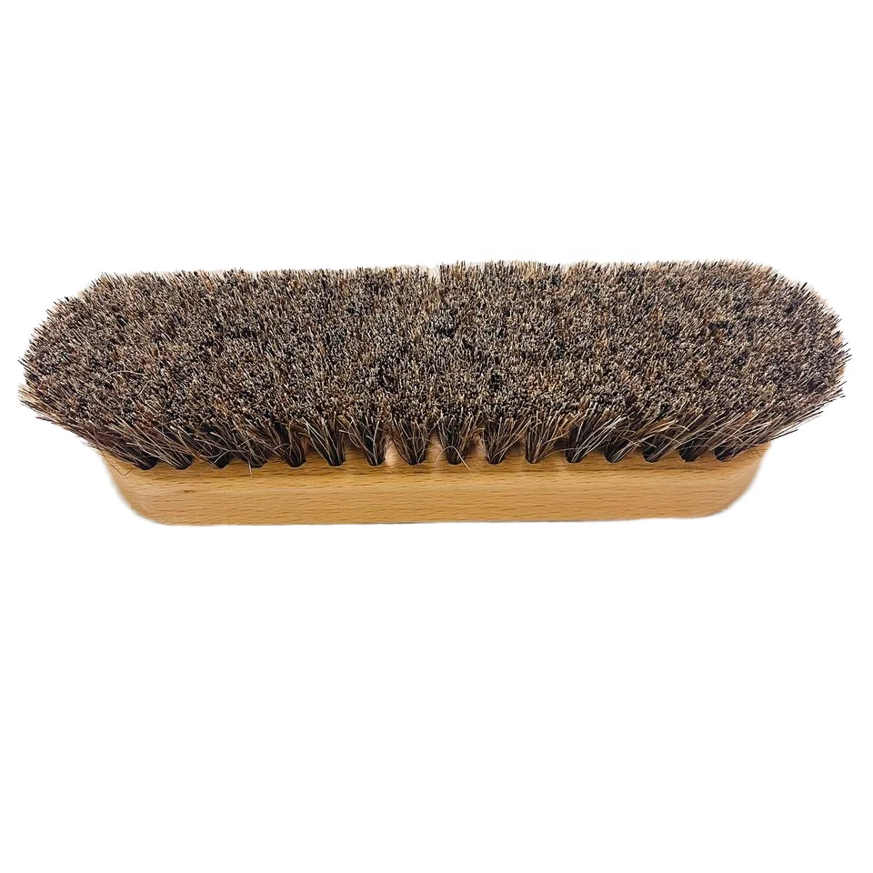 Chemical Resistant Car Interior Leather Upholstery Soft Premium Horse Hair Detailing Brush Clean with Wood Handle