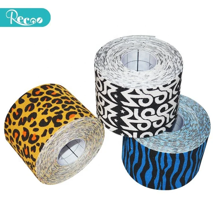 Small Qty Supported Customized Kinesiology Tape Athletic Sports pre-cut Muscle tape, Kinetic Sport Physical Therapy tape