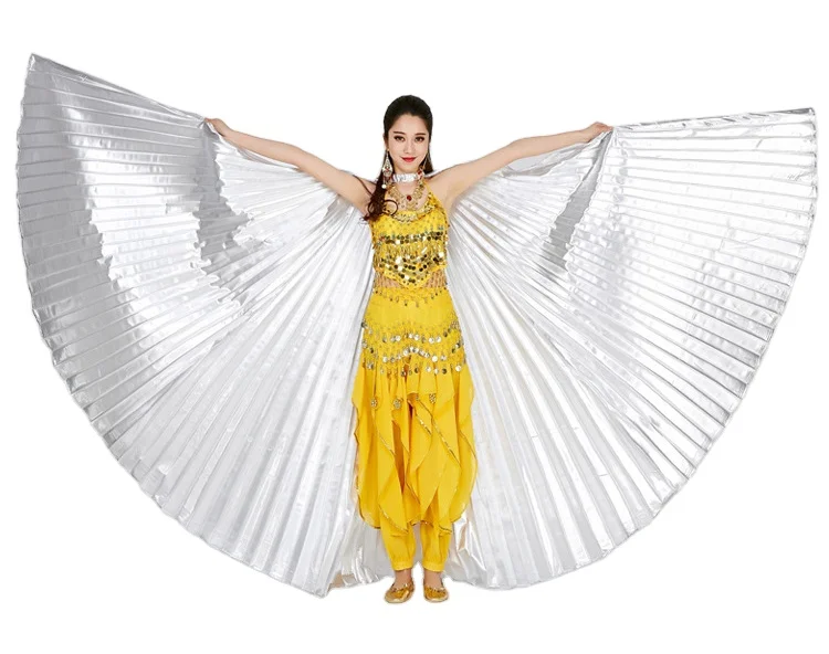 12 цветов юбки для танцев Одежда сценических выступлений золотой индийского беллиданса опора крыльев Исиды способный преодолевать Броды взрослых