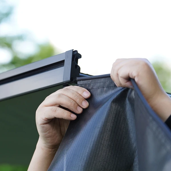 Yescamp Aluminum Case Vehicle Truck Awning Tent 4X4 Offroad Car Tent Roof Side 270 Degree Awning Annex Walls