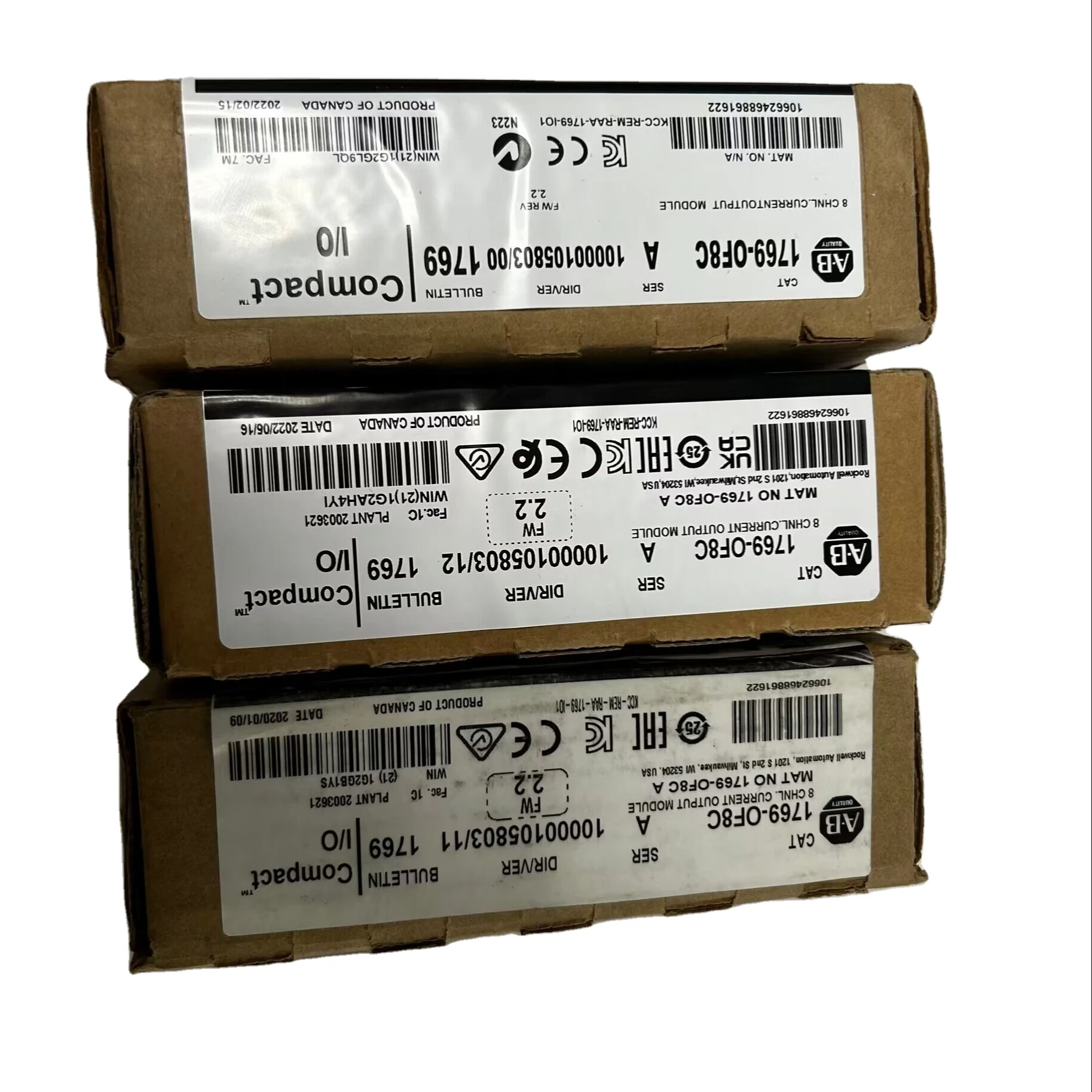 1769-OF8C 1769-OF8C Output Module,CompactLogix,Analog,8 Point,Current Only