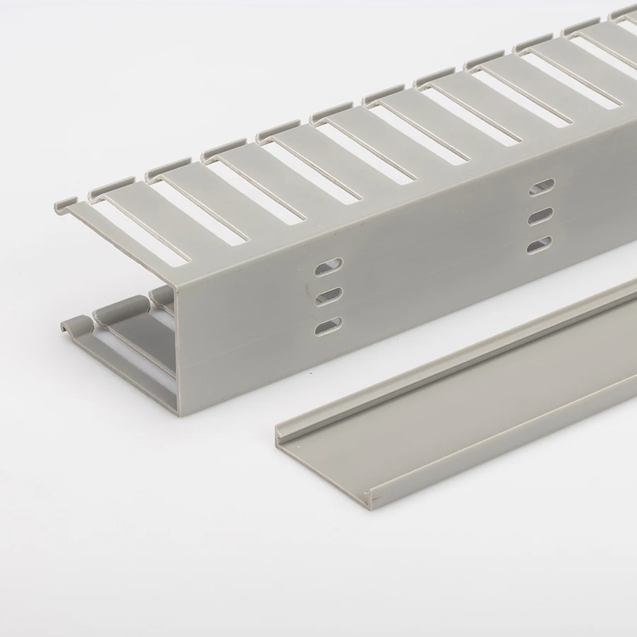 Factory Wholesale Plastic Wire Duct PVC Cable Tray Trunking Electrical Accessories