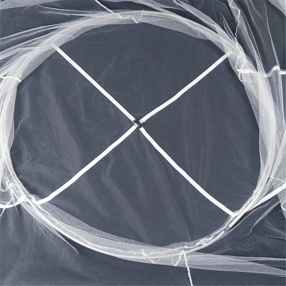 Naturals Luxury Quick Easy Installation Finest Holes Curtain Netting with Entry Mosquito Net For Bed With No Chemicals Added