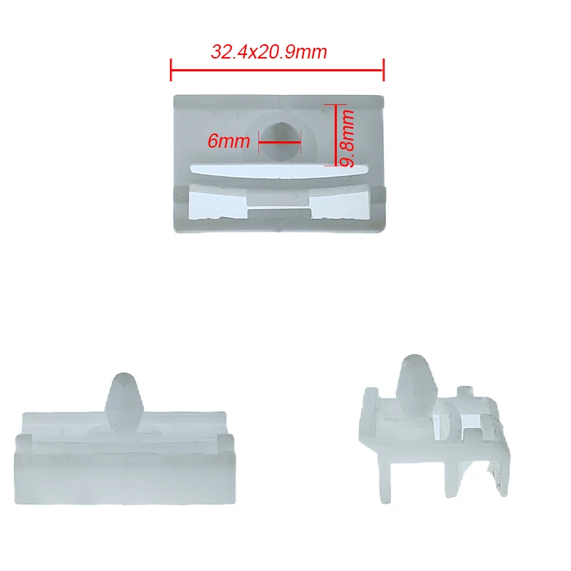 Rock panel molding clip side skirt door frame clip for BMW E36 E46 E90 E91 3 series accessories 51718184574