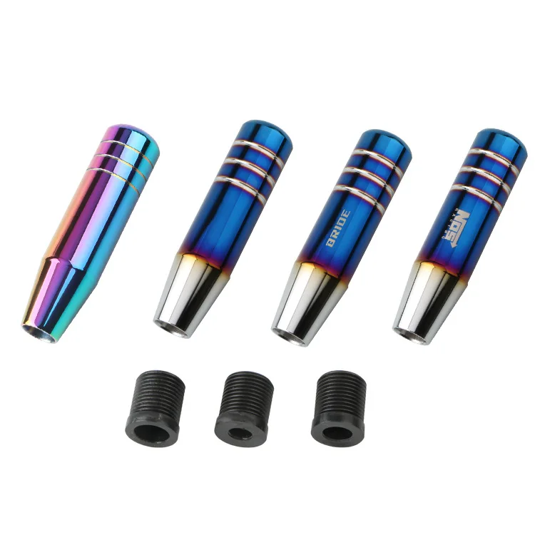 2022 New Design JDM Accessories Universal Burnt Gold Black Shifter Stick Lever Gear knob Aluminum Racing Car Titanium Gear Shift