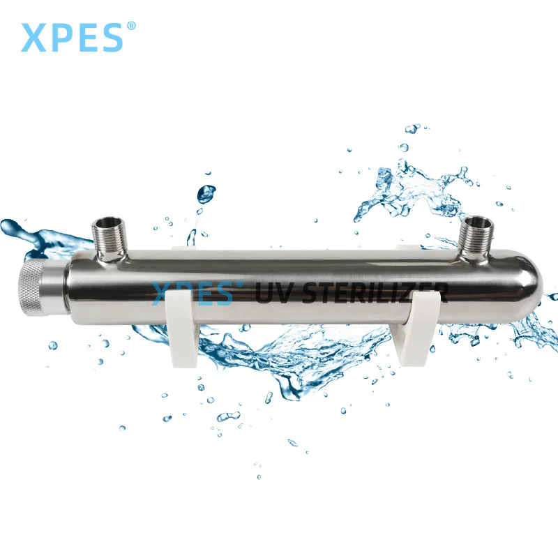 XPES 220V 16W 2GPM Ultraviolet Sterilizing Lamp UV Water Purification Systems With Quartz Glass Bulb for drinking water