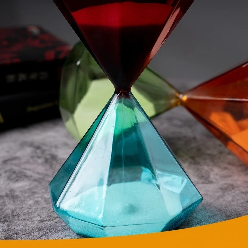 Transparent Glass Hourglass Sandglass Sand Timer Hourglass Minutes Sand Watch Sandglass Timer Watch Clock Kids