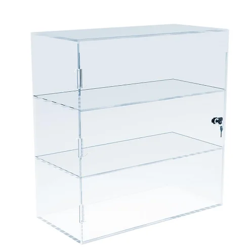 
Acrylic display case with lock acrylic box organizer case 