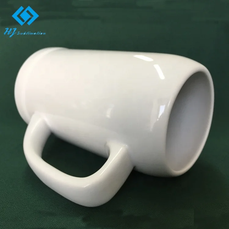 sublimation 1L German beer steins custom logo ceramic beer mug