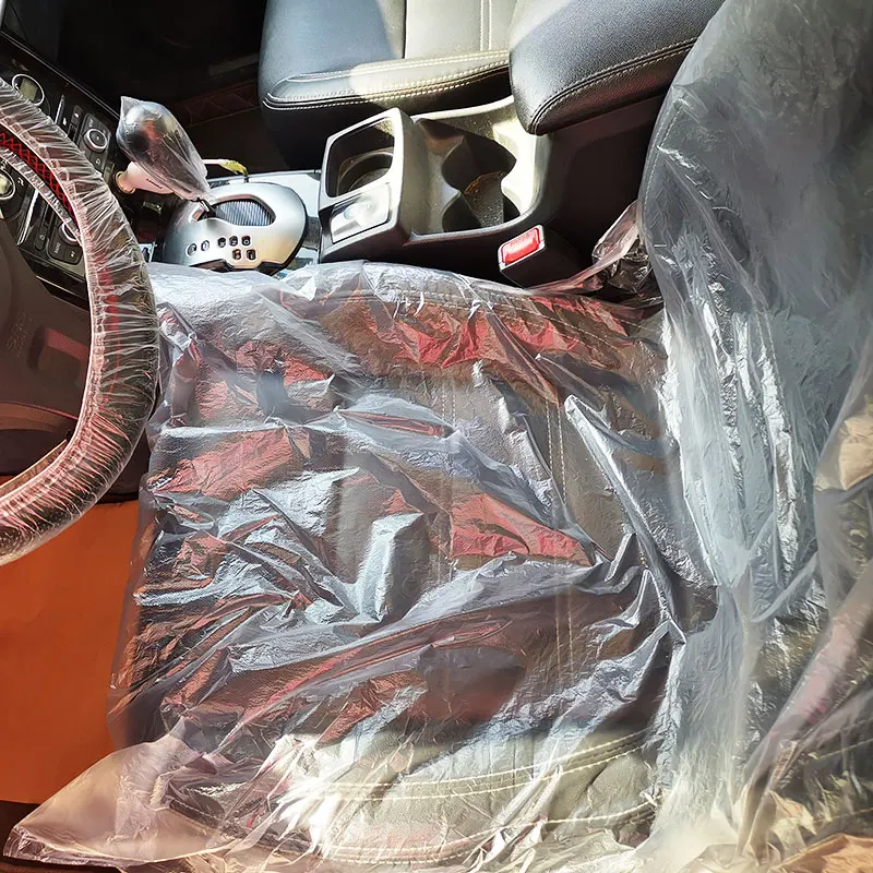  Одноразовые чехлы на сиденья автомобиля HDPE/LDPE с индивидуальным