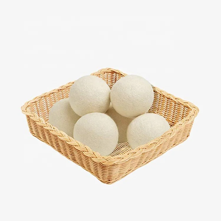 Customized 100% Organic New 7cm natural eco friendly Washing Machine Laundry Clean Ball  wool felt dryer balls