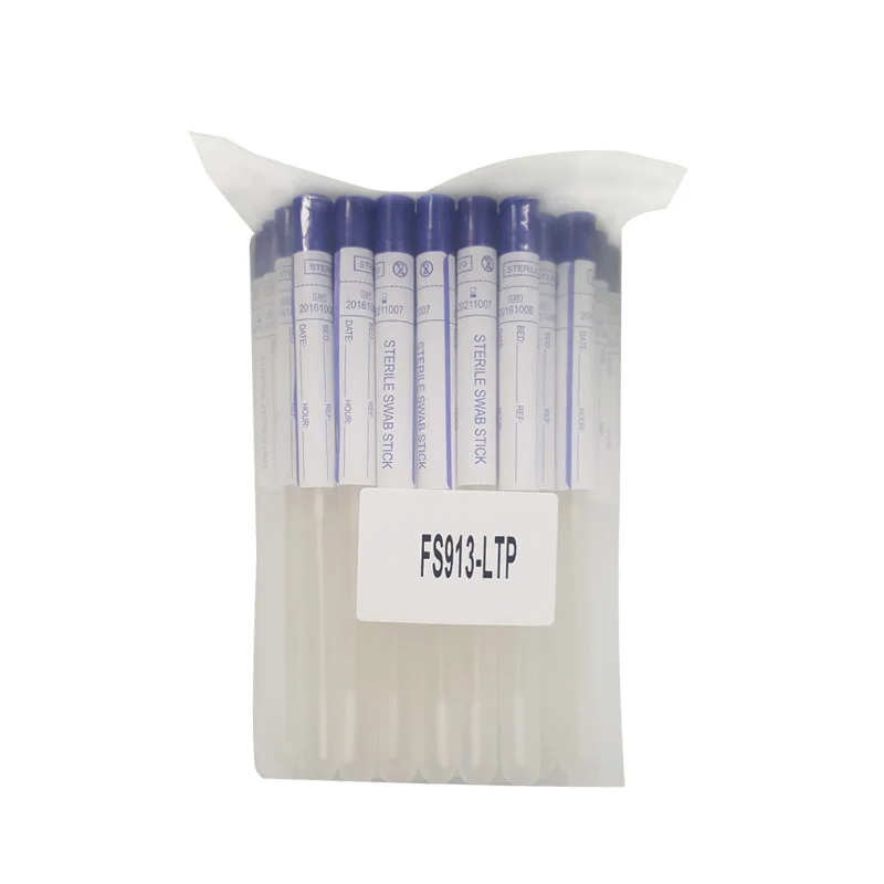 DNA sampling swab /nylon flocked Swab with long tube or plastic bag
