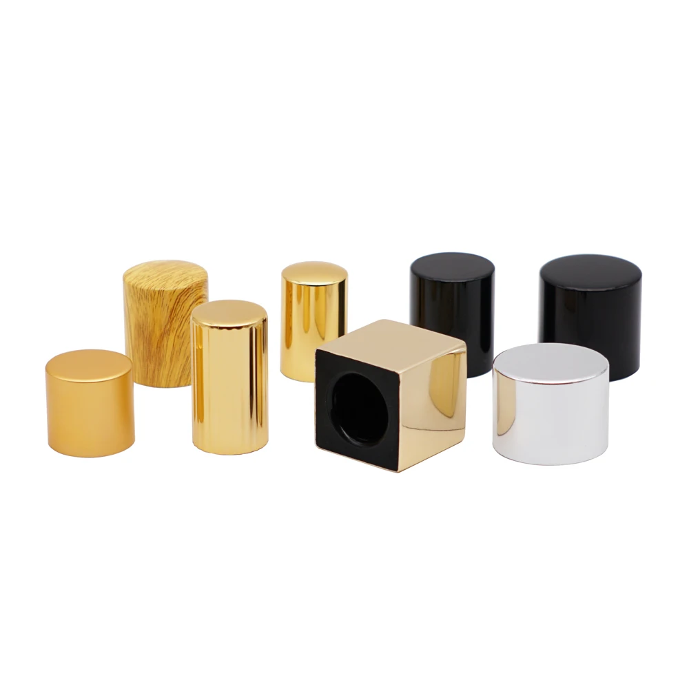 
Different color lid aluminum perfume cap match FEA15 perfume pump and collar 