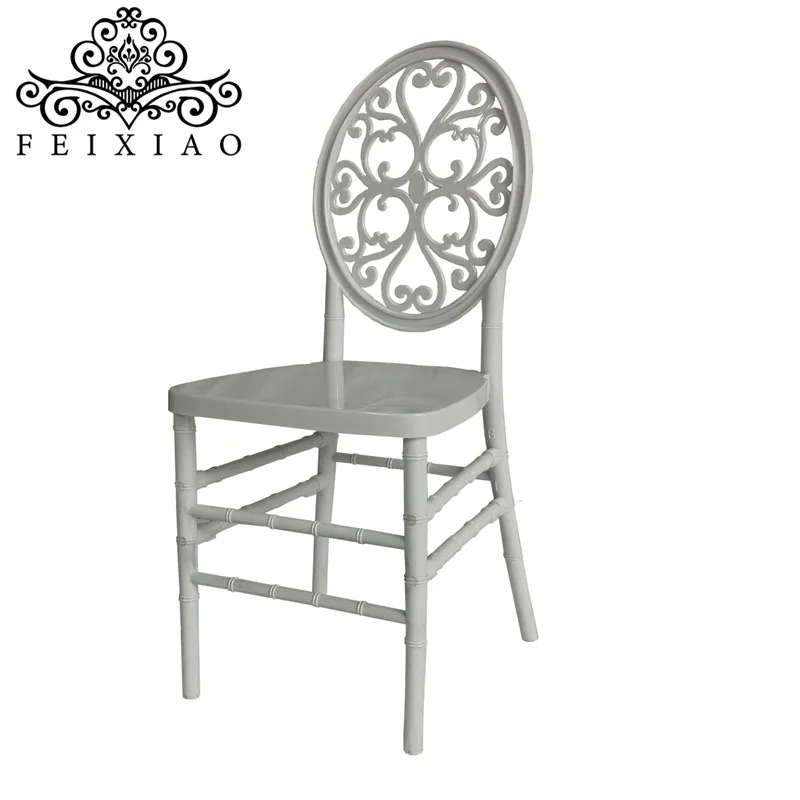 Transparent Resin Acrylic Stackable  Wedding Tiffany Chiavari Chair  for wedding and party