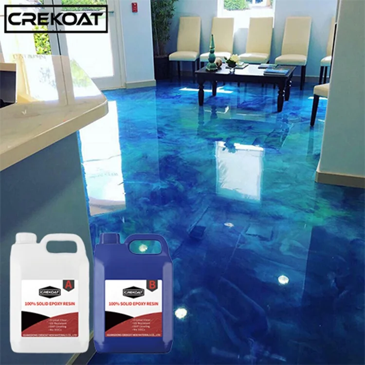 Популярный новый продукт, эпоксидная смола на заказ, 3D напольная краска, устойчивая к царапинам эпоксидная напольная краска