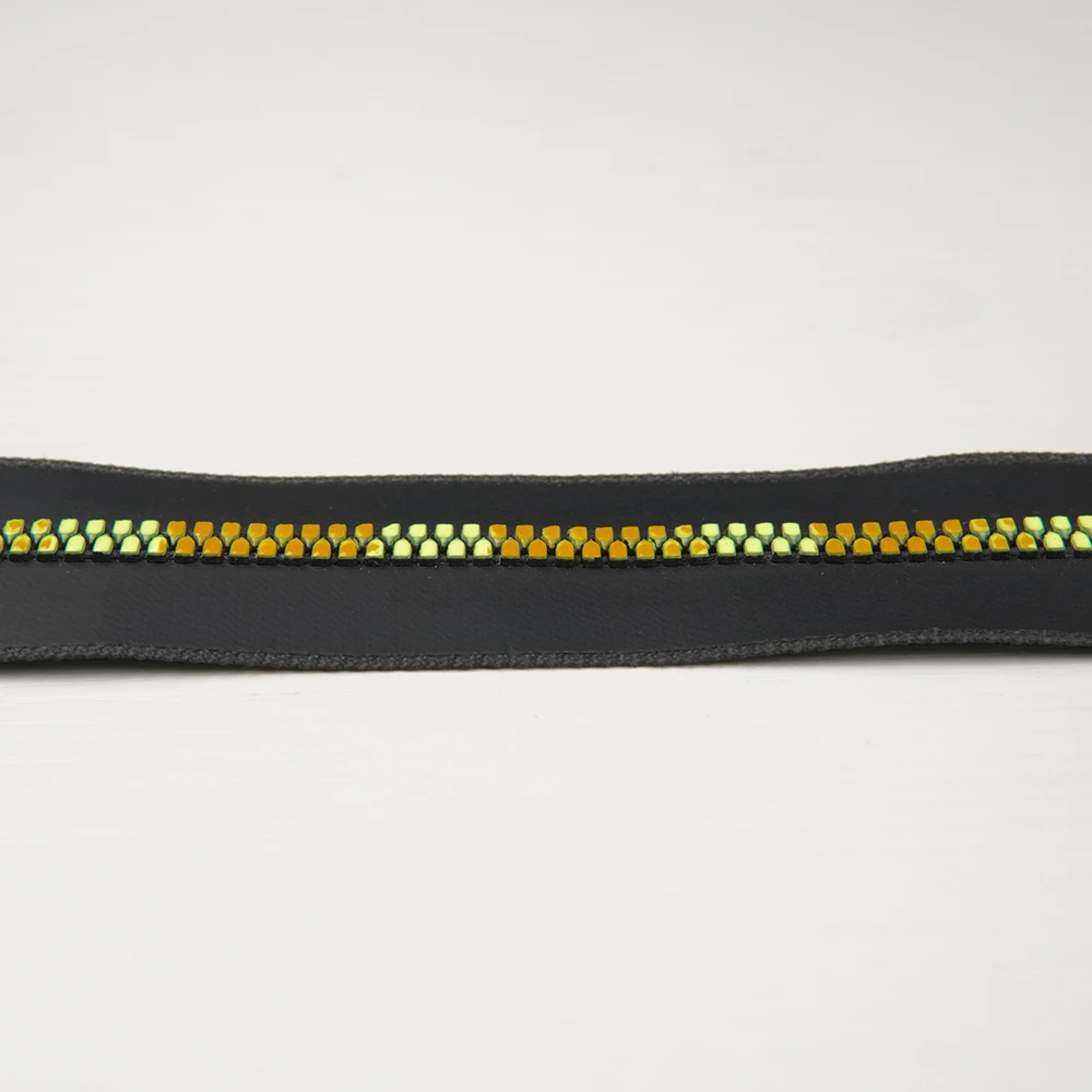 Custom  nylon zipper pulls tape 5 jeans puller logo open end gold nylon zipper roll for clothes bags