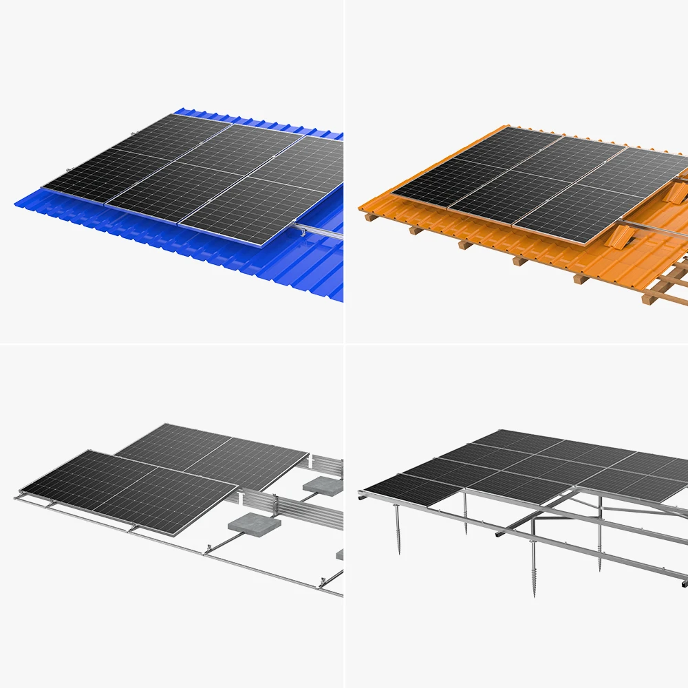 Solis All In One Solar Energy System 200Kw 255Kw 300Kw 350Kw On Grid Solar Power System Complete Kit