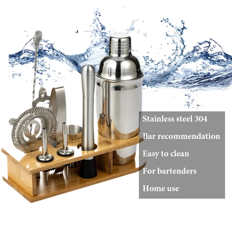 Price Concessions With Cookbooks as Gifts Mini Plastic Glass Stainless Steel Boston Cocktail Shaker Glass Sold Kit Set