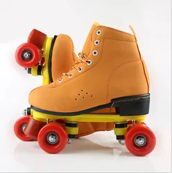 Factory wholesale cheap adjustable children kids quad inline roller skates 4 wheels flashing rollers shoes for kids