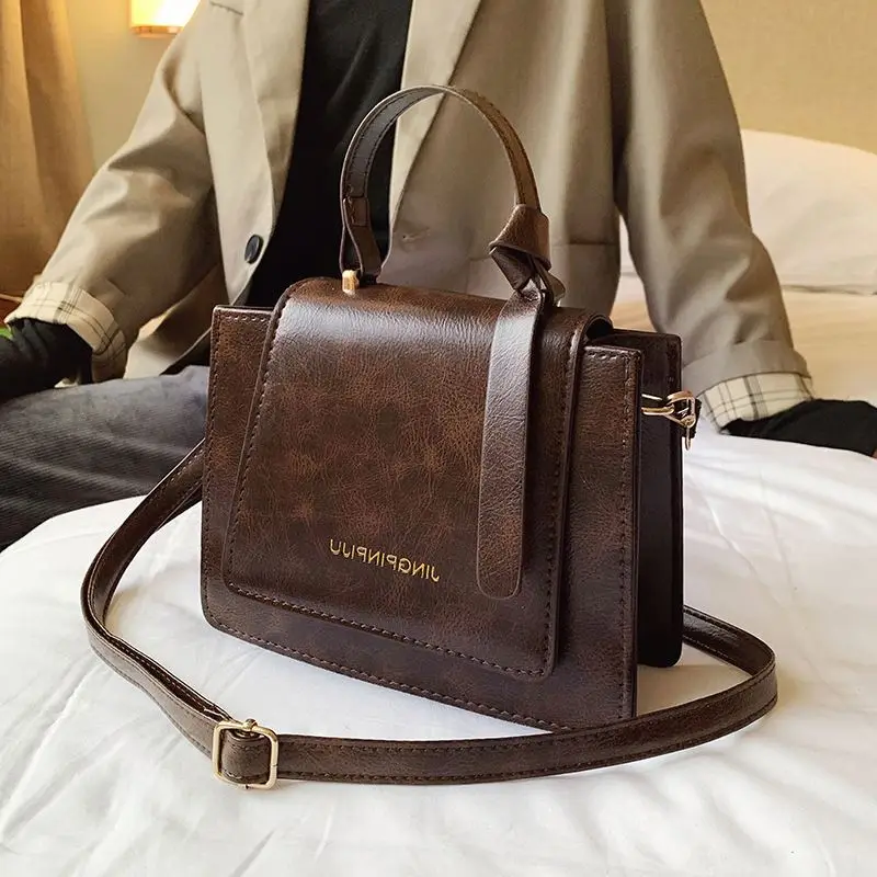 2023 New Port Style Fashion Chic Bag China Wholesale PU Ladies Shoulder Small Square Bag Luxury Female Handbag