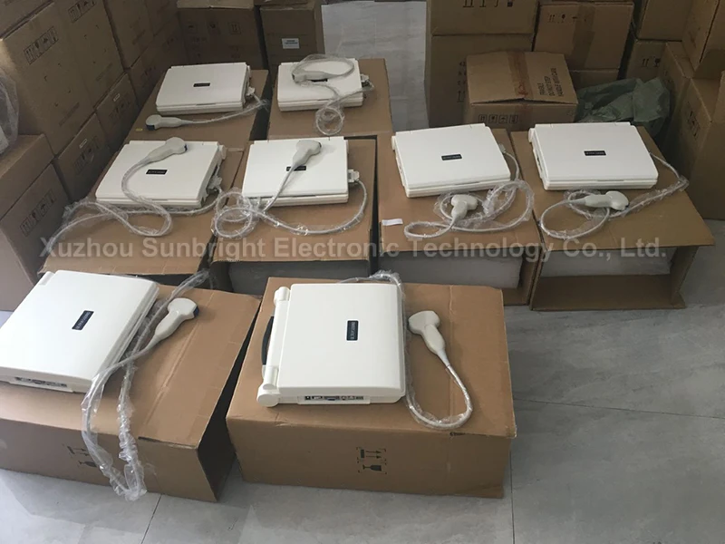 High quality portable goat veterinary ultrasound equipment with convex probe in standard configuration