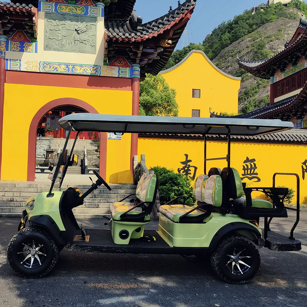 golf carts gas powered 6 seater petrol off road golf cart car