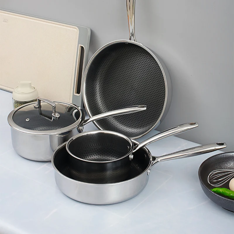 Non Stick Coating Stainless Steel Induction Frypan