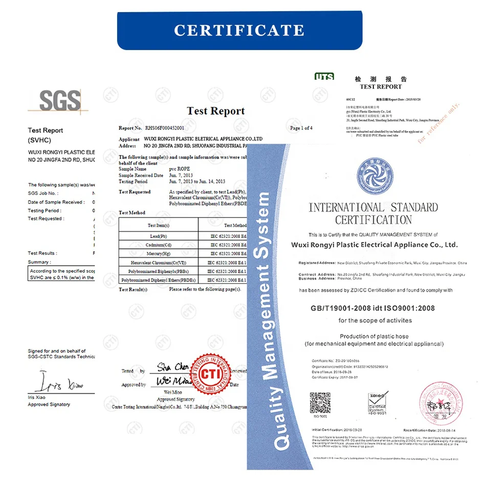 Hose Supplier Durable EVA Drain Suction Flexible Stretch Vacuum Hose Pipe for Swimming Pool